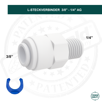 переходник с быстрым соединением 3/8" - 1/4" AG резьбой
